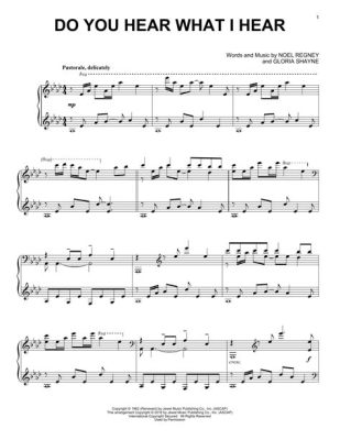 Do You Hear What I Hear: Piano Sheet Music and Its Enigma