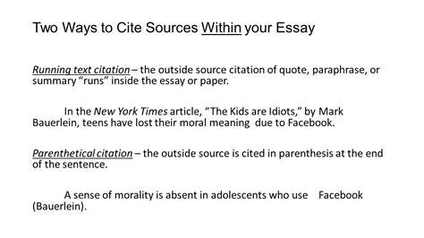 how to add sources in an essay and why is it important to use proper citations?