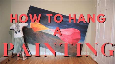 How to Hang Large Canvas Art: A Symphony of Nails and Dreams