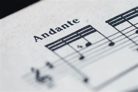 what is andante in music and how does it reflect the mood of a character in a story?